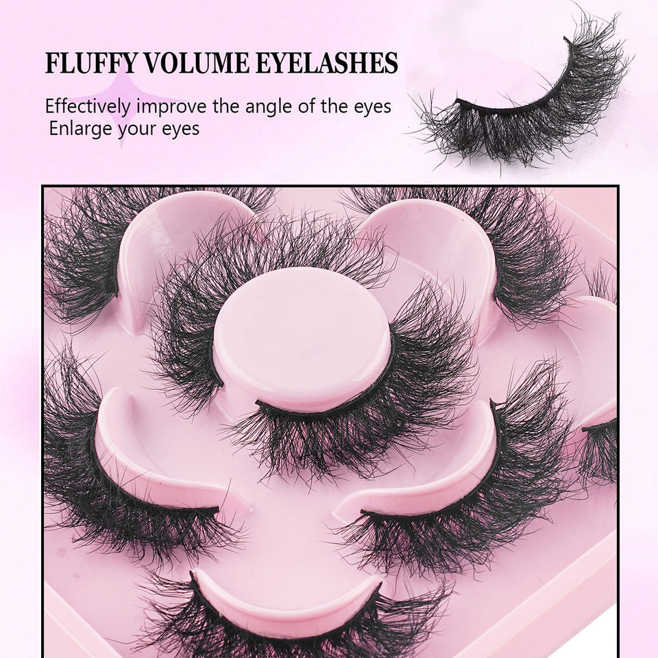 Ultra-fluffy dramatic lashes — 5 pairs · E14 · 14 Ultra-fluffy dramatic lashes — 5 pairs · E14 · 14