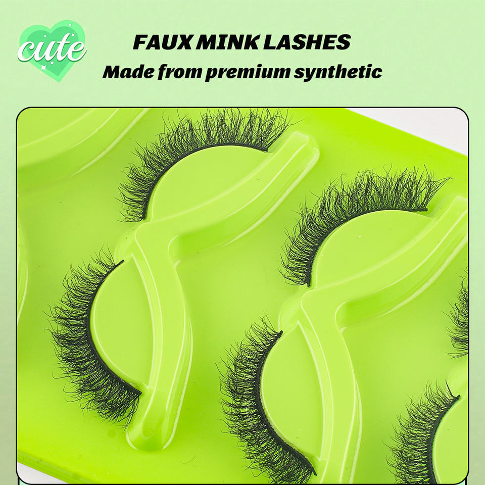 Elongated cat-eye lashes — 5 pairs · GP40 · 13 Elongated cat-eye lashes — 5 pairs · GP40 · 13