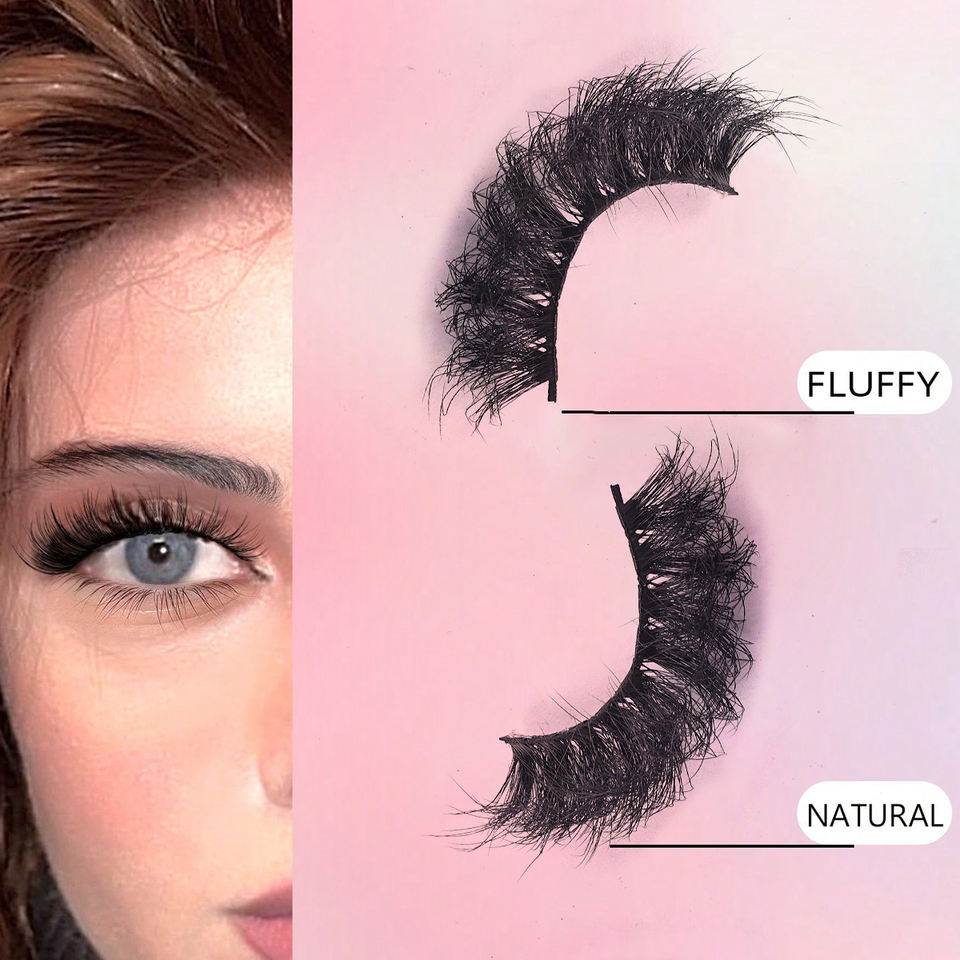 Handmade 3D daily strip lashes · LD02 · 10 Handmade 3D daily strip lashes · LD02 · 10