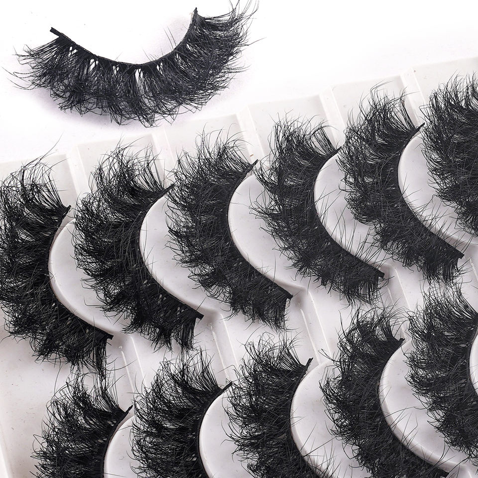 Handmade 3D daily strip lashes · LD02 · 12 Handmade 3D daily strip lashes · LD02 · 12