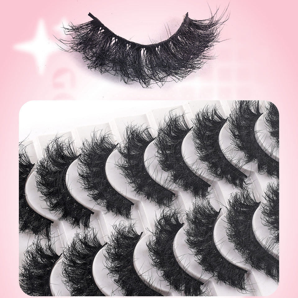 Handmade 3D daily strip lashes · LD02 · 14 Handmade 3D daily strip lashes · LD02 · 14