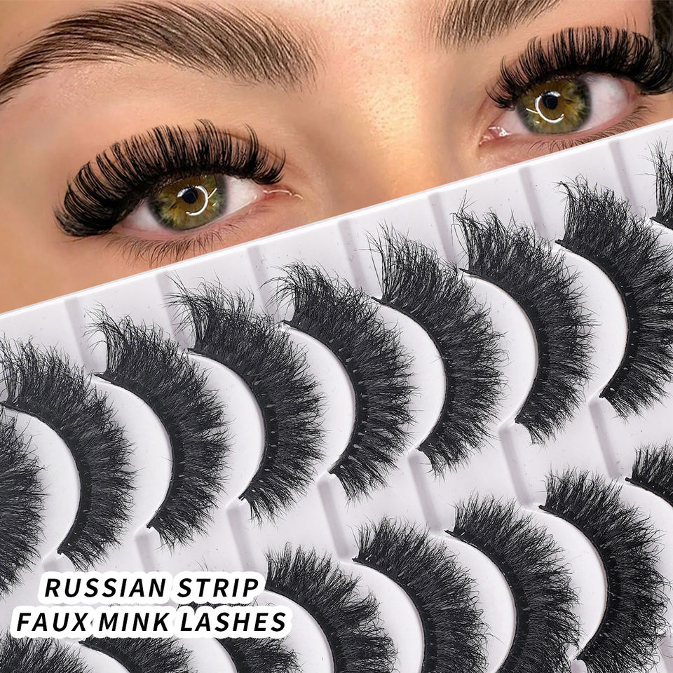 Dramatic 3D volume lashes — 10 pairs · LD28 · 12 Dramatic 3D volume lashes — 10 pairs · LD28 · 12