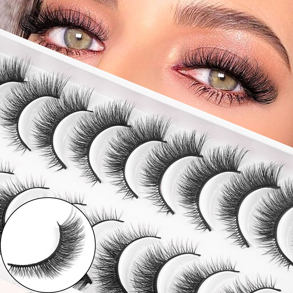 Natural beginner lashes — 10 pairs · FOX01 · 10 Natural beginner lashes — 10 pairs · FOX01 · 10