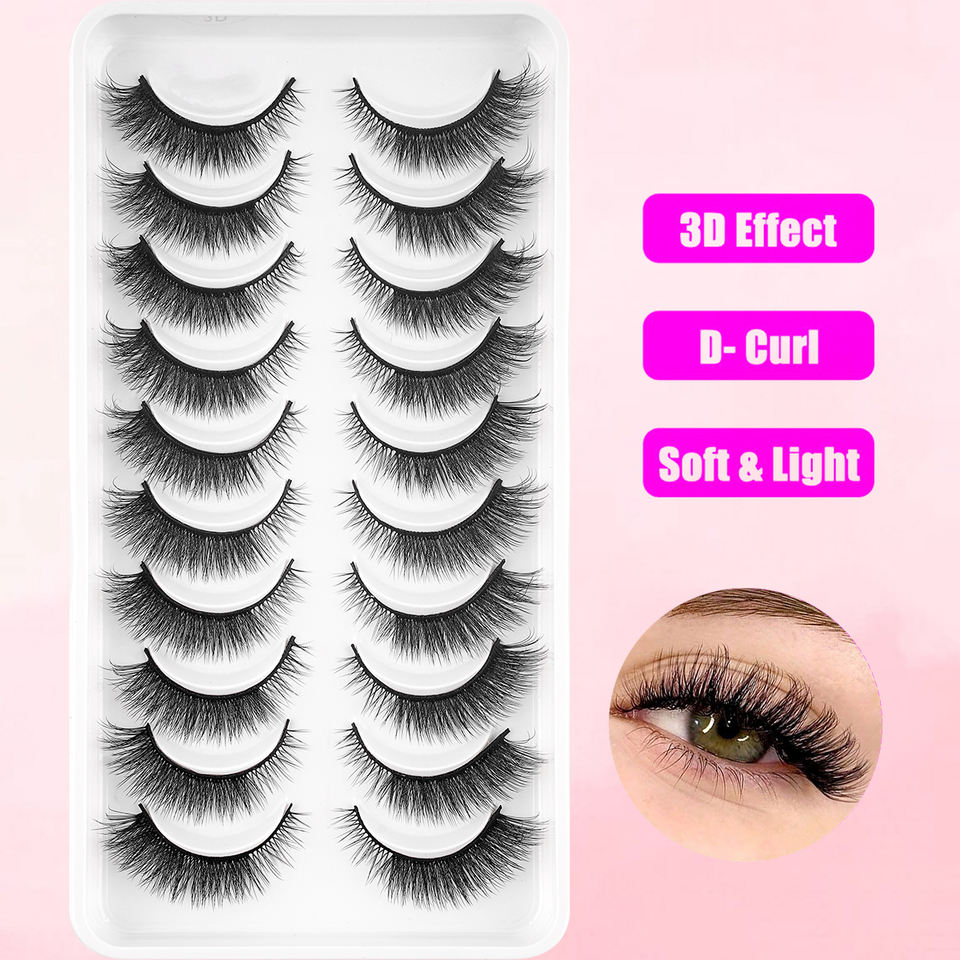 Natural beginner lashes — 10 pairs · FOX01 · 11 Natural beginner lashes — 10 pairs · FOX01 · 11