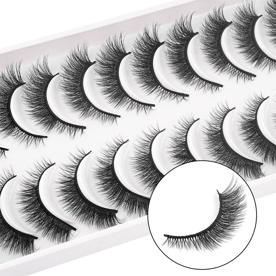 Natural beginner lashes — 10 pairs · FOX01 · 12 Natural beginner lashes — 10 pairs · FOX01 · 12