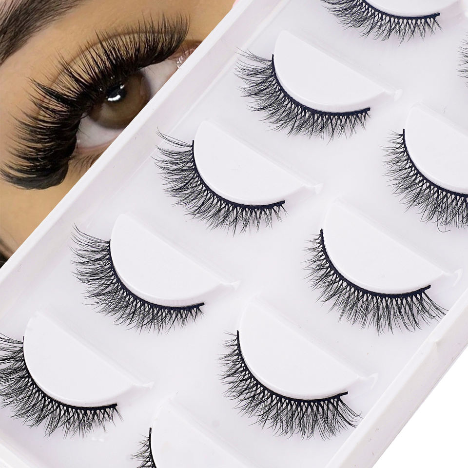 Natural ultra-thin band lashes — 5 pairs · MZ01 · 10 Natural ultra-thin band lashes — 5 pairs · MZ01 · 10