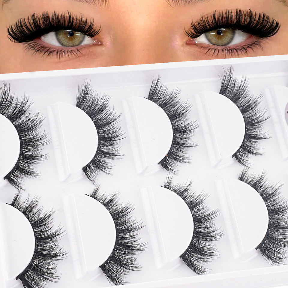 Natural 3D volume lashes — 5 pairs · S03 · 12 Natural 3D volume lashes — 5 pairs · S03 · 12