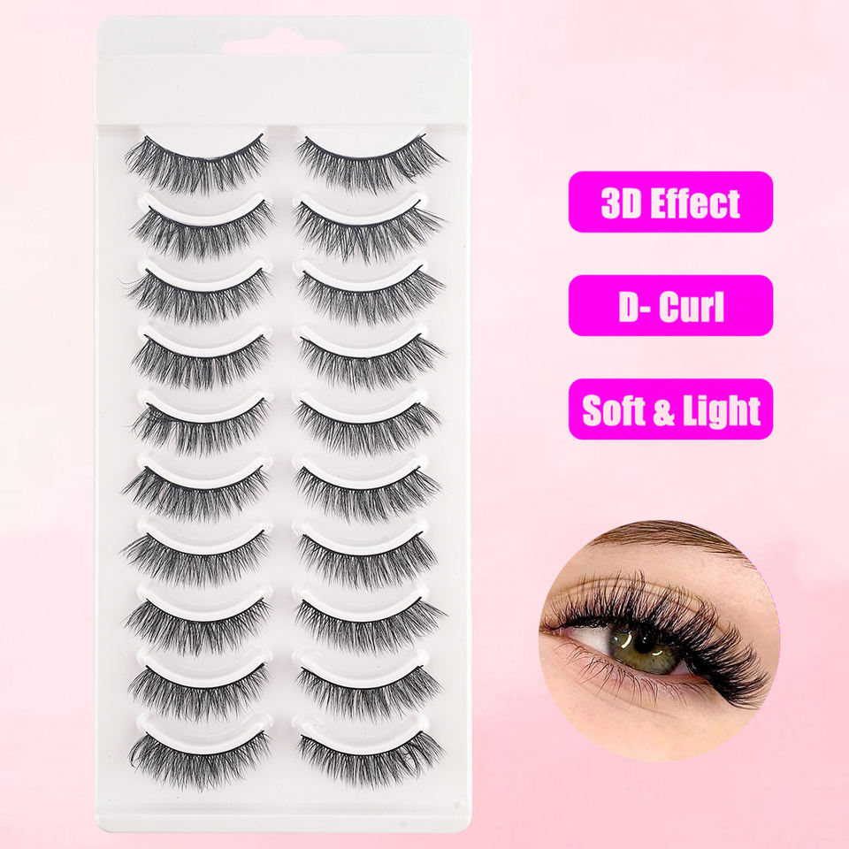 Versatile natural-volume lashes — 10 pairs · M04 · 15 Versatile natural-volume lashes — 10 pairs · M04 · 15
