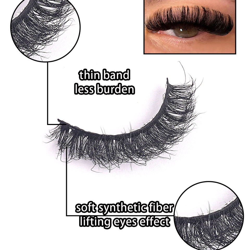 Layered mixed-volume lashes — 10 pairs · MIX02 · 15 Layered mixed-volume lashes — 10 pairs · MIX02 · 15