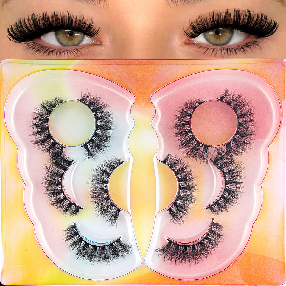 Mixed-style iridescent lashes — 5 pairs · MT06 · 10 Mixed-style iridescent lashes — 5 pairs · MT06 · 10