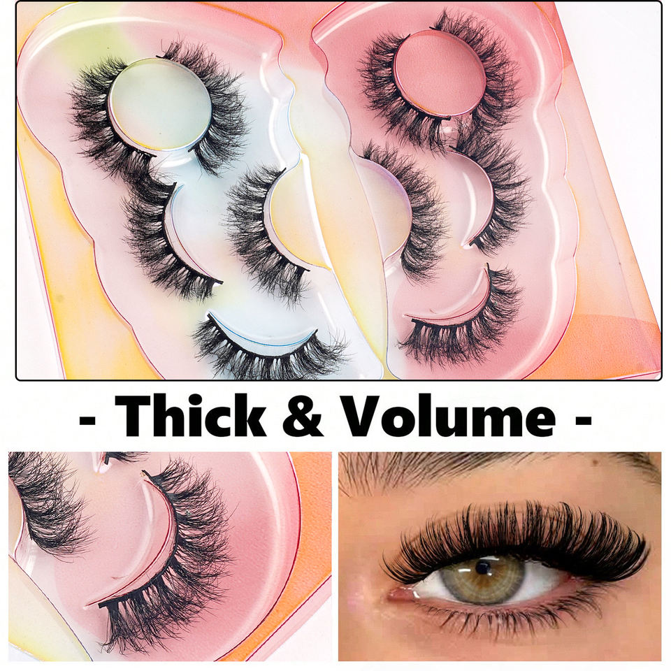 Mixed-style iridescent lashes — 5 pairs · MT06 · 11 Mixed-style iridescent lashes — 5 pairs · MT06 · 11