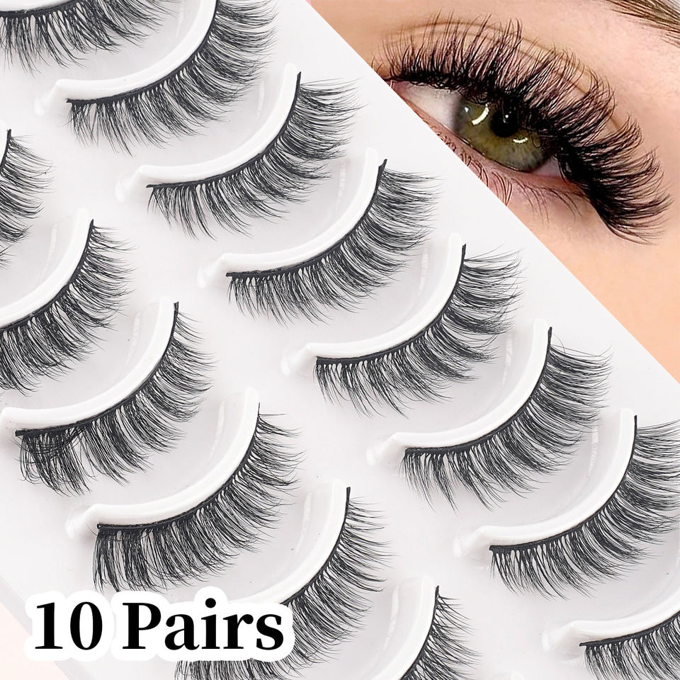 Versatile natural-volume lashes — 10 pairs · M04